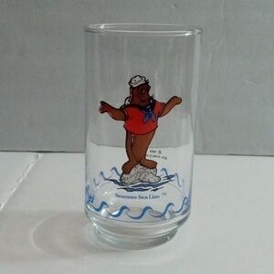 Seamore Sea Lion, Sea World  1989 Glass